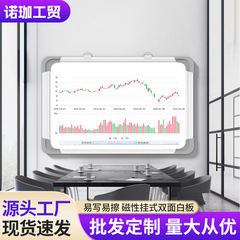 クロスボーダー吊り黒板両面ホワイトボードオフィス教育磁気ライティングボード児童ホームオフィスエナメル製図ボード