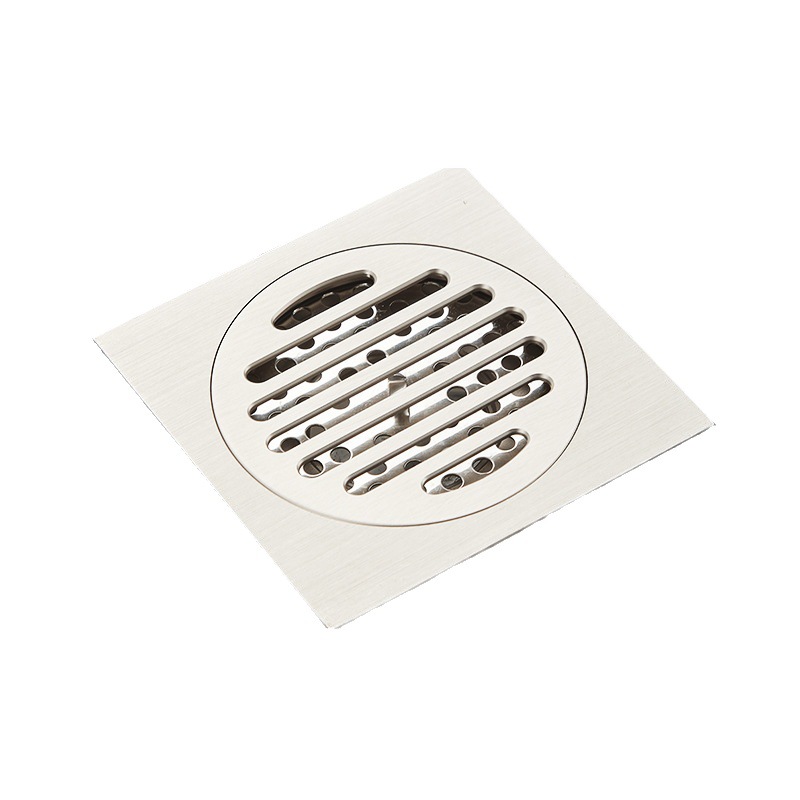 Desagüe de piso de cobre estilo crema baño balcón lavadora Desagüe de piso de cobre anti-desbordamiento anti-olor fabricante de desagüe de piso