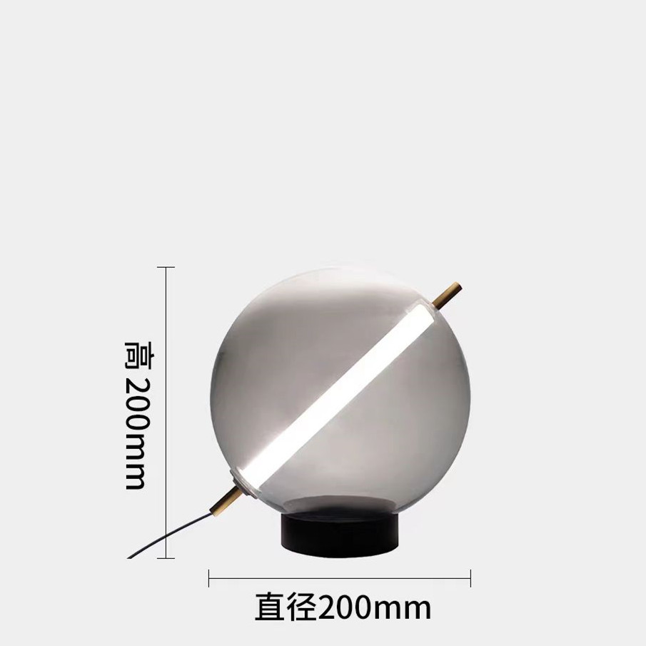 Lámpara de mesa de estudio creativa minimalista posmoderna de fábrica, modelo de diseñador de lujo ligero, lámpara de mesa de decoración de oficina