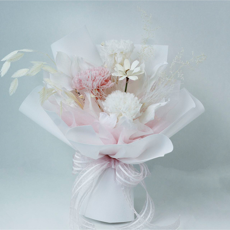 Día de la Madre amazónico flores secas flores verdaderas flores eternas flores de regalo bouquet de claveles bouquet