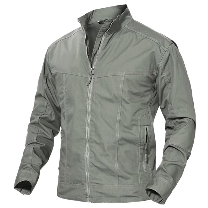 Men's Windproof And Waterproof Standing Collar Outdoor Jacket For Spring And Autumn_voghion.com