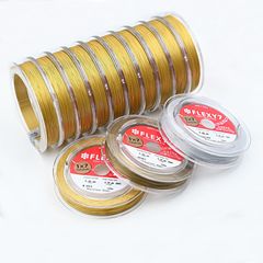 FLEXY7 steel wire, gold and silver wire soft wire handmade DIY jewelry making necklace bracelet beading thread material accessories