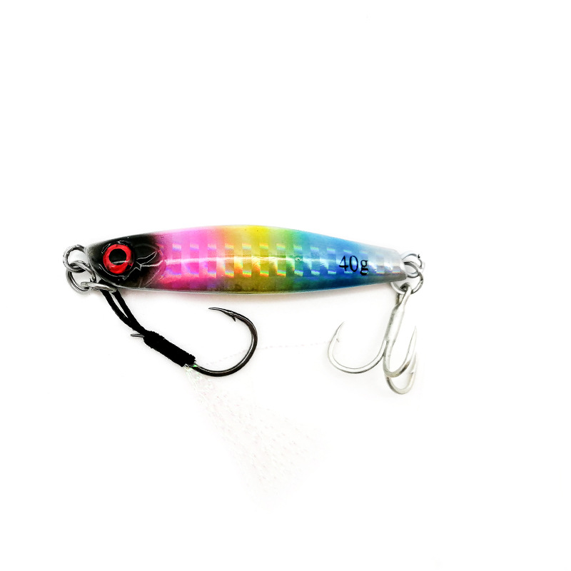 4 Colors Metal Jigging Fishing Lures Deep Diving Spoon Daits Dass Trout Fresh Water Fishing Lure