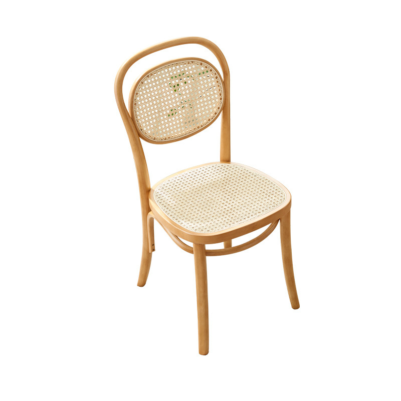 Mesa de comedor de hotel de caja de madera maciza cadena de restaurantes occidentales diseñadores de estilo antiguo asiento de tela de caña