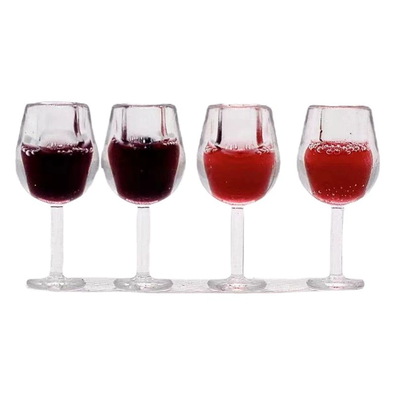 Новые аксессуары для кукольного домика, Миниатюрный карманный симулятор, мини-смола, бокал для вина, маленький супермаркет, солдат ручной работы