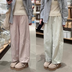 女性用和風パンツ、夏の新作、大きいサイズ、少し太いmmバルーンパンツ、小柄な人向けのゆったりとしたワイドレッグカジュアルクラウドパンツ