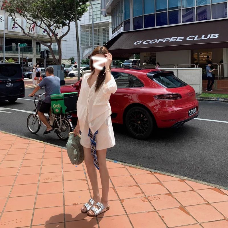 会凹造型的白衬衫秋季新款休闲百搭白色休闲翻领泡泡袖收腰衬衣女|undefined