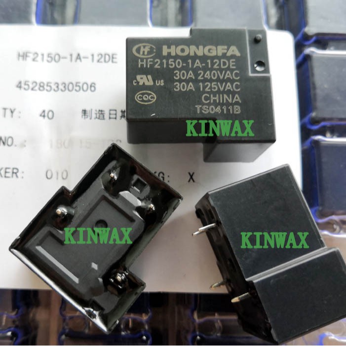 HF2150-1C-15DETF 一组转换5脚30A240VAC继电器