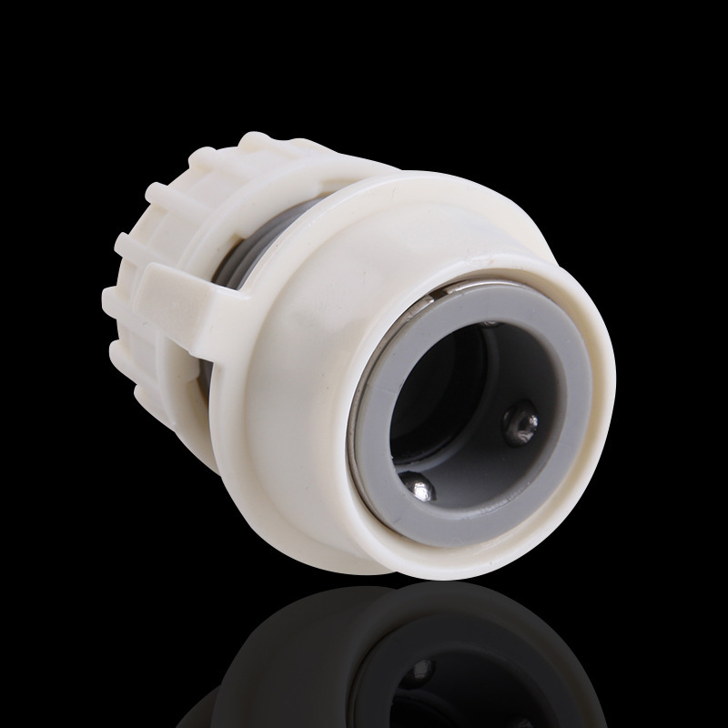 Directo de fábrica lavadora conector 4 puntos multiusos grifo rápido tubo de agua de conexión de tubo de bloqueo lavadora adaptador