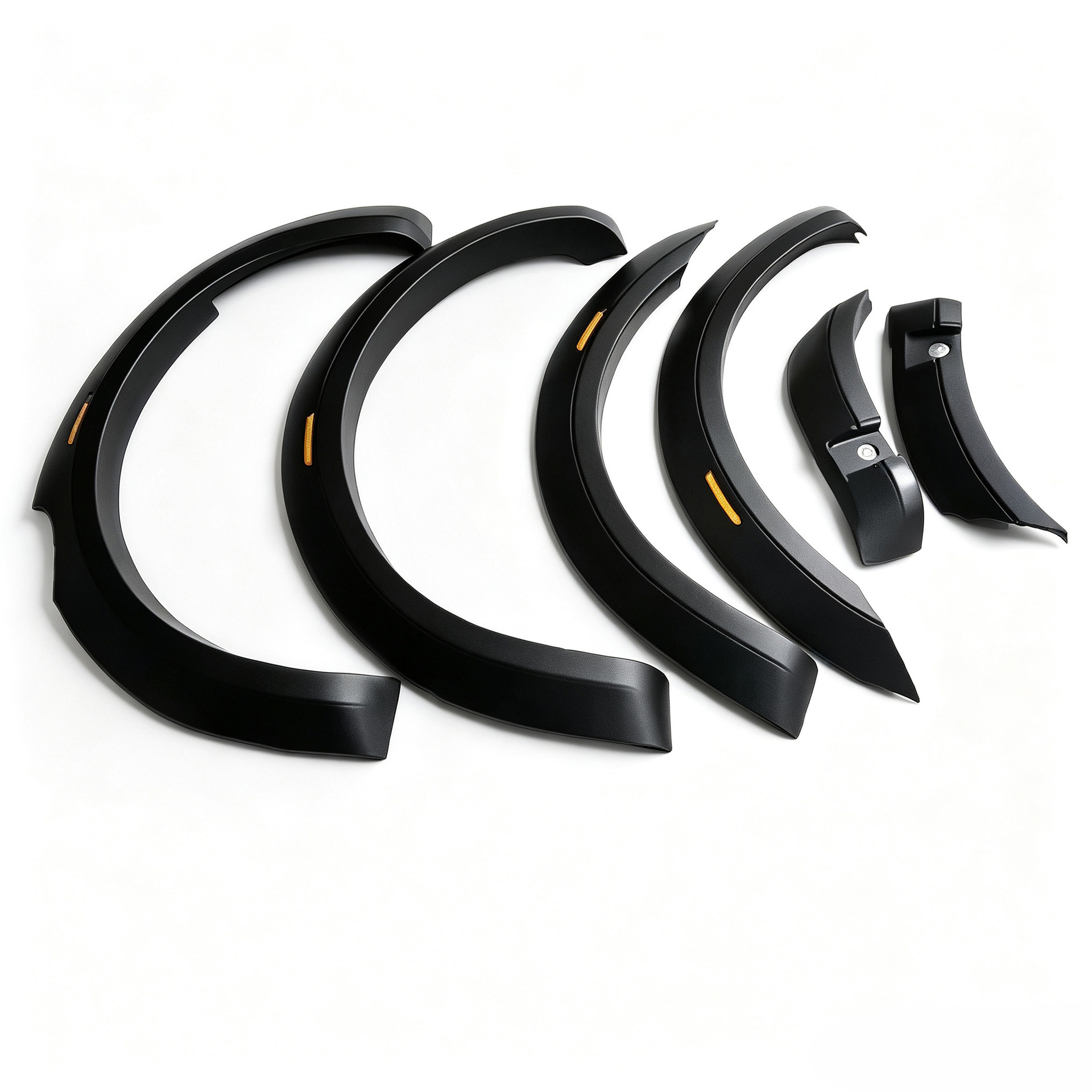 Suitable for Ford RANGER T8 with radar hole and reflective markings, 19-22 models, widened decorative fenders