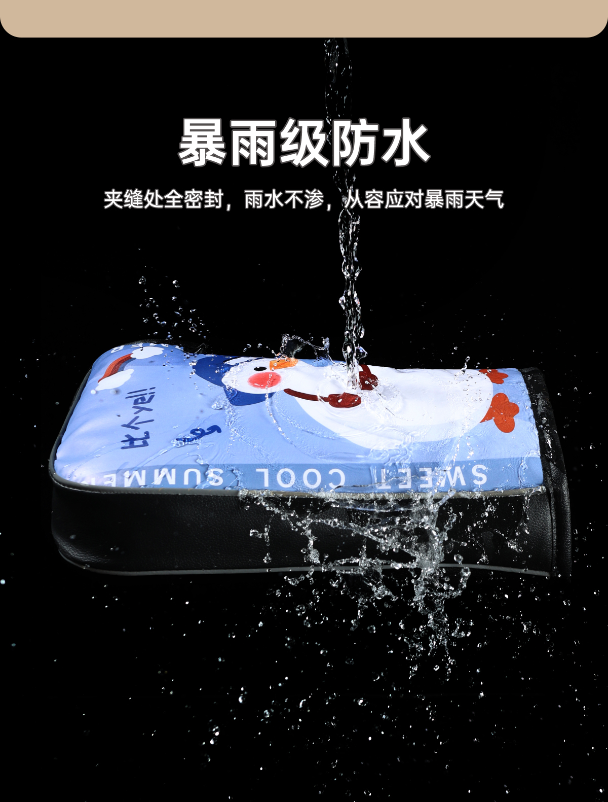 Electric motorcycle handlebar grips, winter electric scooter gloves, warm, waterproof, and windproof gloves, suitable for Yadi and Aima scooters