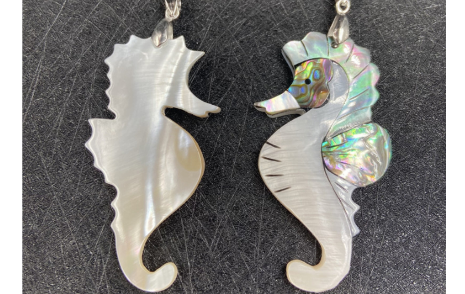 11g Weight Pendant Necklace Classification Anniversary, Business, Travel Occasion Shell Material Animal Pattern Unisex Gender Fashion Style Fashion Stitching Marine Animal Abalone Shell Pendant Necklace 12