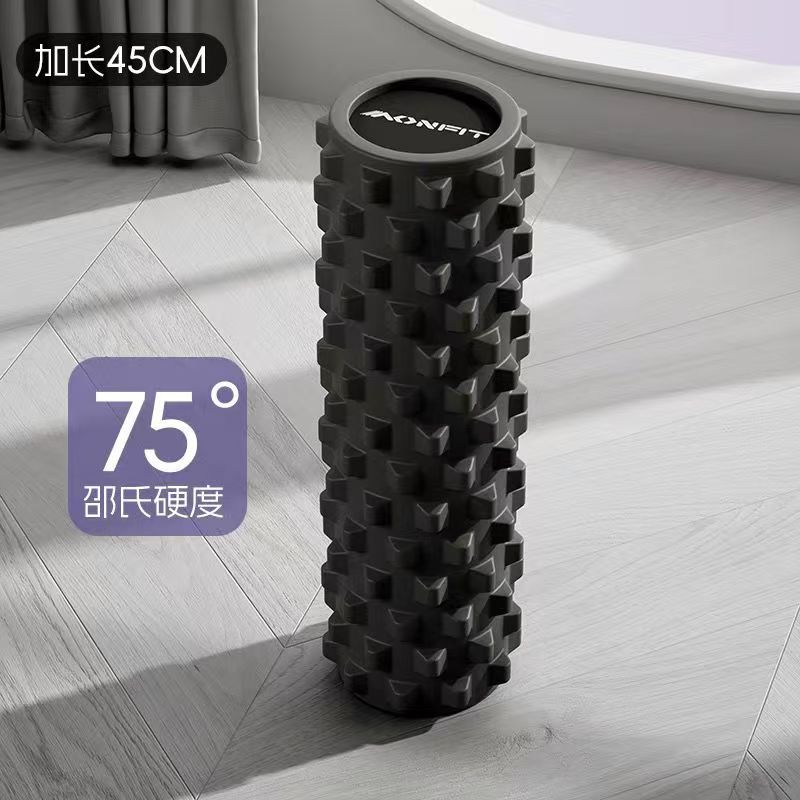 Solid Foam Roller Wolf Tooth Stick for Muscle Relaxation, Professional Roller for Back Massage, Slimming Leg Yoga Equipment, Roller Wheel Solid Foam Roller Wolf Tooth Stick for Muscle Relaxation, Professional Roller for Back Massage, Slimming Leg Yoga Equipment, Roller Wheel