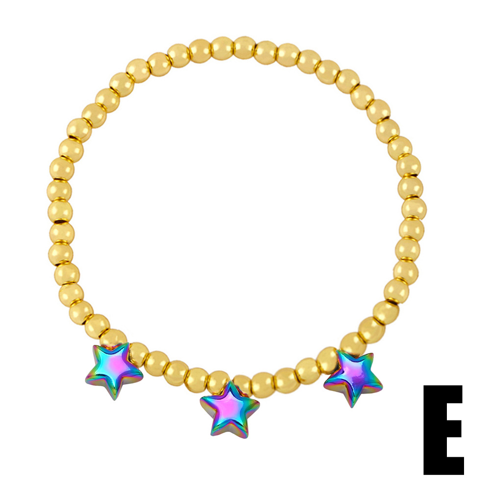 Fashion Geometric Copper Bracelets Plating Zircon Copper Bracelets