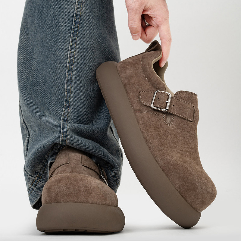 All-Inclusive Buckle Thick-Soled Potato-Style Birkenstock Shoes for Men and Women, Retro Height-Increasing Loafers, Couple's Casual Commuting Big-Toe Shoes All-Inclusive Buckle Thick-Soled Potato-Style Birkenstock Shoes for Men and Women, Retro Height-Increasing Loafers, Couple's Casual Commuting Big-Toe Shoes
