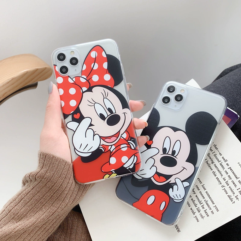 Чехол для телефона (Apple) iPhone 15 / iPhone 15 Pro / совместимый с iPhone 8 Plus, дизайн с большими головами мультфильмов