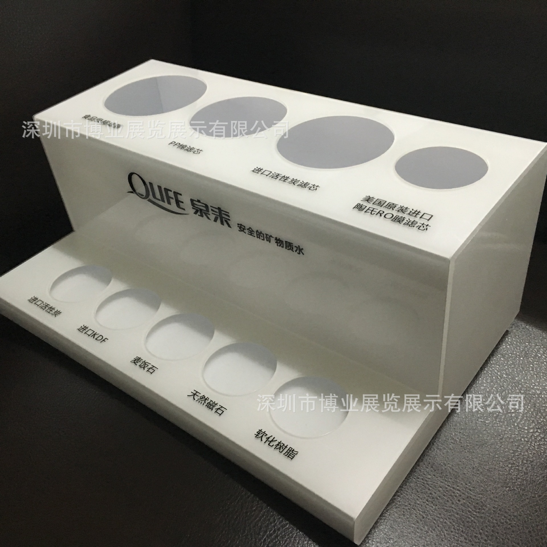 供应亚克力烟酒水展示架商场牛奶饮料矿泉水桌面展架有机玻璃展台