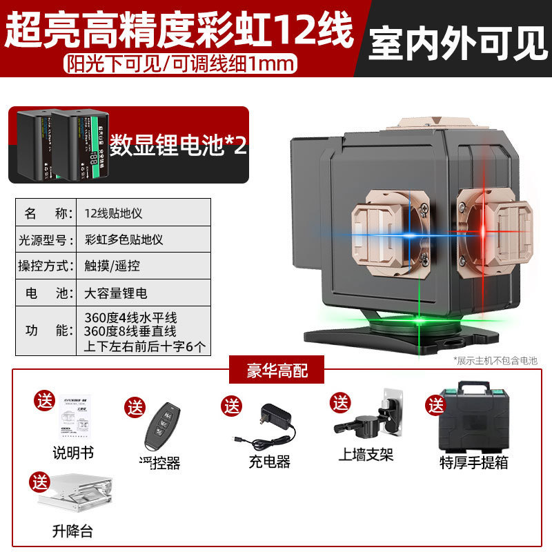 린켄 레드, 그린, 블루 12라인 하이 구성 [회전형]