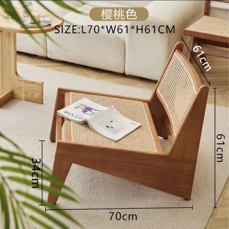 찬디가르 나무 의자