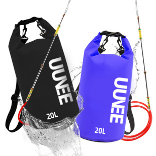 Water Splashing Festival Stainless Steel Drift Waterproof Bag Drift Bag Equipment Adult Toy Pull High Pressure Self-priming Barrel Bag Bag