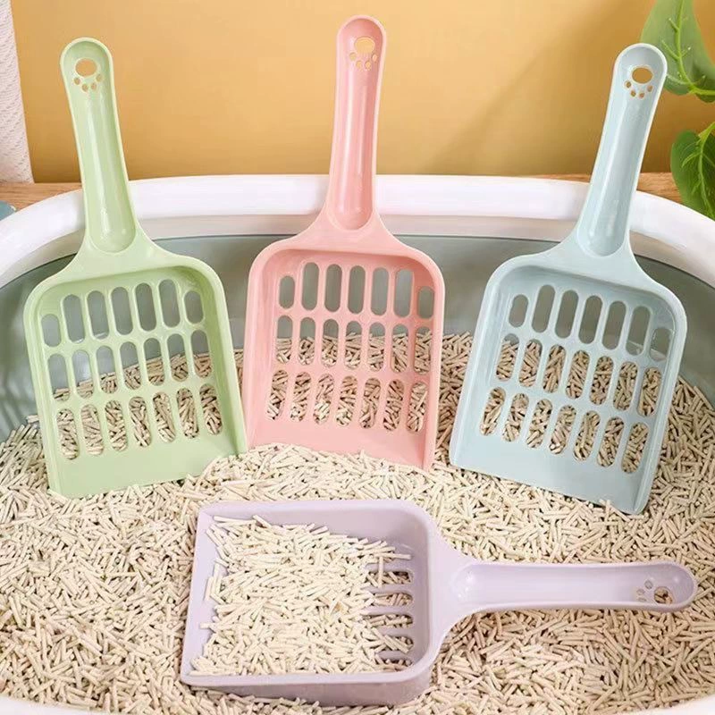 Лопата для кошачьего туалета, пластиковая лопата для кошачьих какашек, производитель, прямые продажи, мелкие отверстия, чистящие средства для домашних животных, лопата для кошачьих какашек, лопата для кошачьего туалета