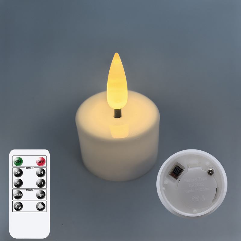 2032 총알 10버튼 리모콘 온백색 플래시(잠금 나사)