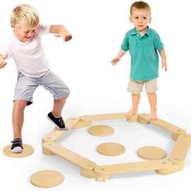 幼儿园宝宝体育早教玩具儿童平衡木感统训练器材家用独木桥益智