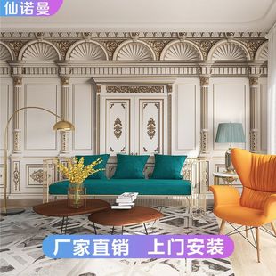 European court relief Roman pillar plaster line background wallpaper script killing detective hall wallpaper net red photo mural