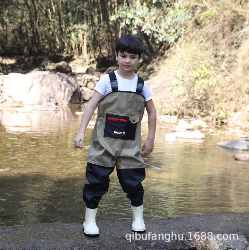 Children's Wading Pants Overalls Waterproof Pants Kindergarten Waterproof Clothing One-Piece Beach Pants for Fishing and Catching Fish Children's Wading Pants Overalls Waterproof Pants Kindergarten Waterproof Clothing One-Piece Beach Pants for Fishing and Catching Fish