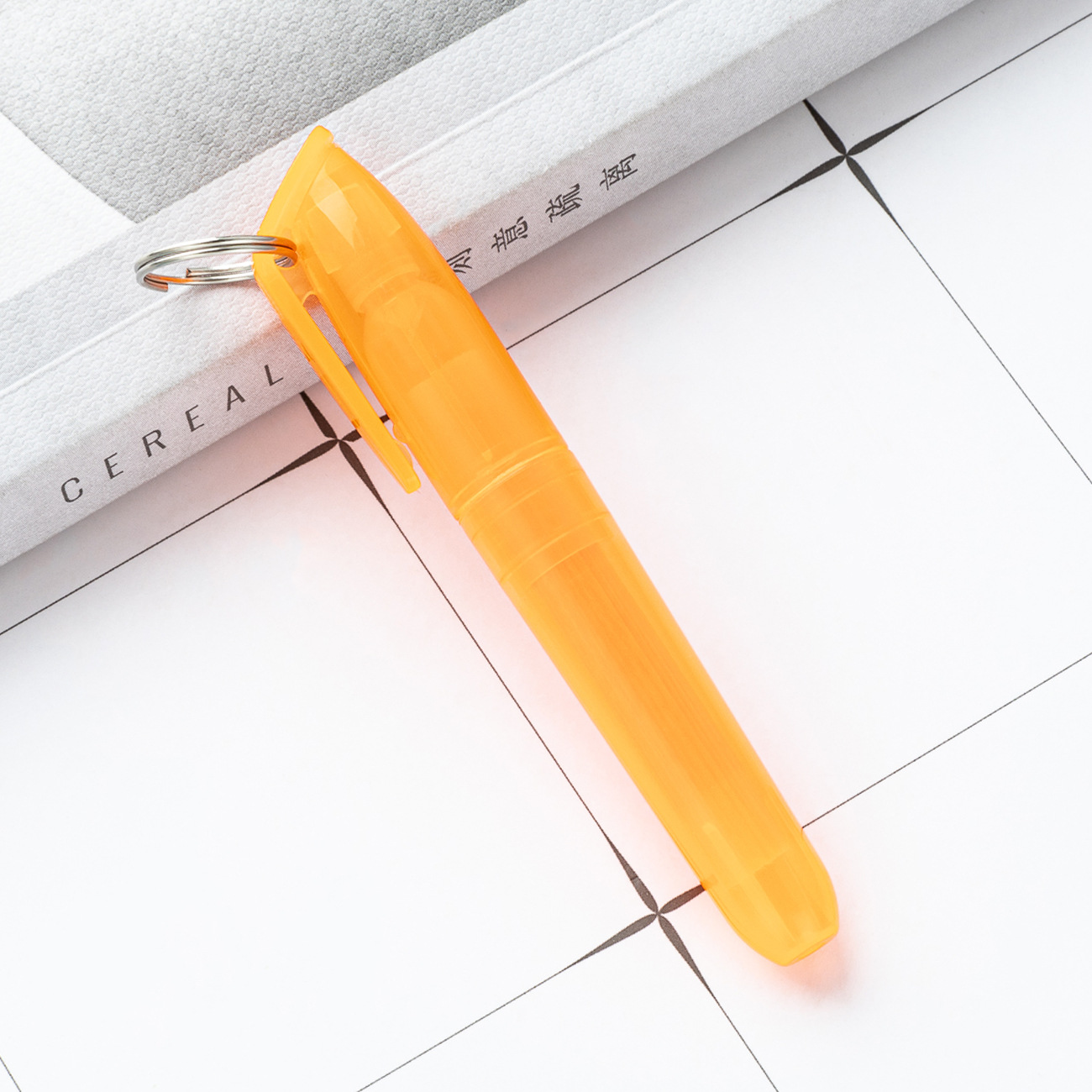 Plastico con colgante alumno color un solo cabezal de resaltador marcador de línea clave de graffiti marcador de cuenta