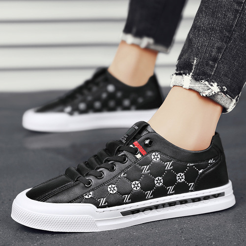 European men's shoes, spring and summer suits, sneakers, trendy shoes, versatile, light luxury, genuine leather casual slip-on shoes, lazy shoes
