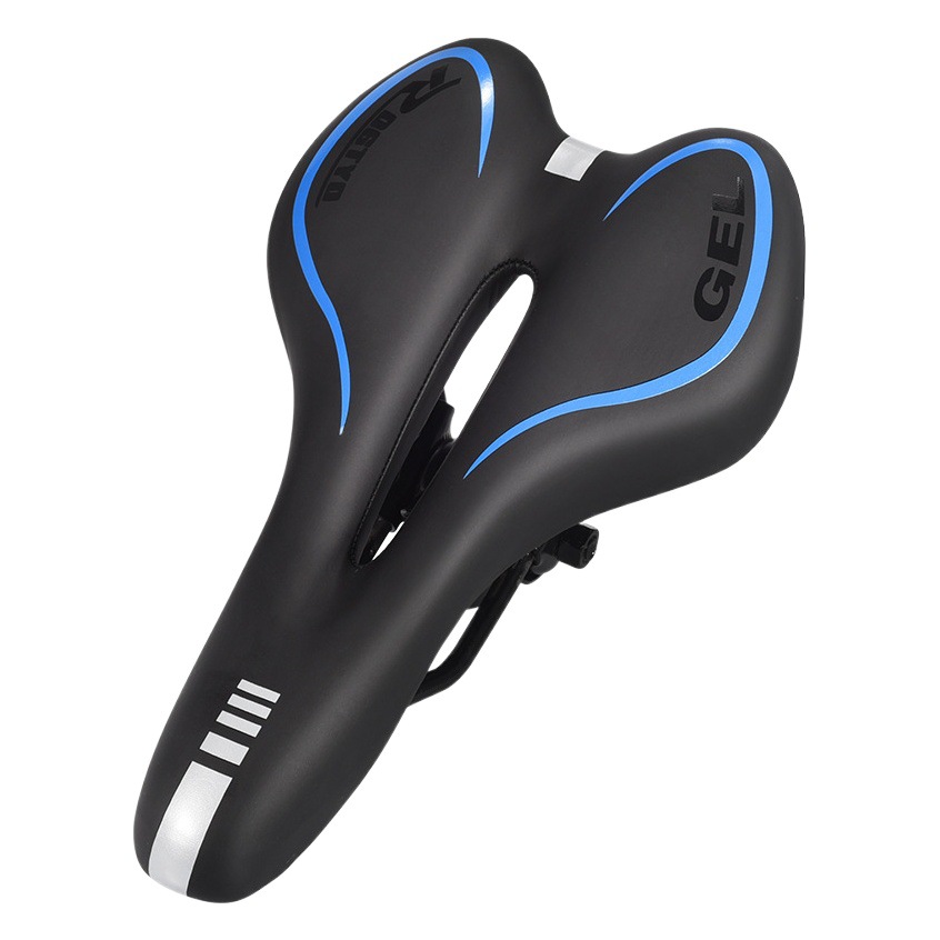 Asiento de bicicleta de silicona súper suave sillín bolsa de bicicleta de montaña cojín esponja asiento carretera bicicleta accesorios universales