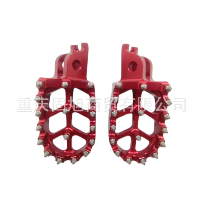 Off-road motorcycle modified aluminum alloy front foot pegs for the Extreme 678, Bosuer Titan M2M4M6 front foot pegs