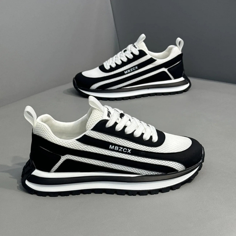 Men's Shoes 2026 New Spring Mesh Breathable Trendy Versatile Sports Casual Shoes Men's Thick-Soled Popular Dad Shoes