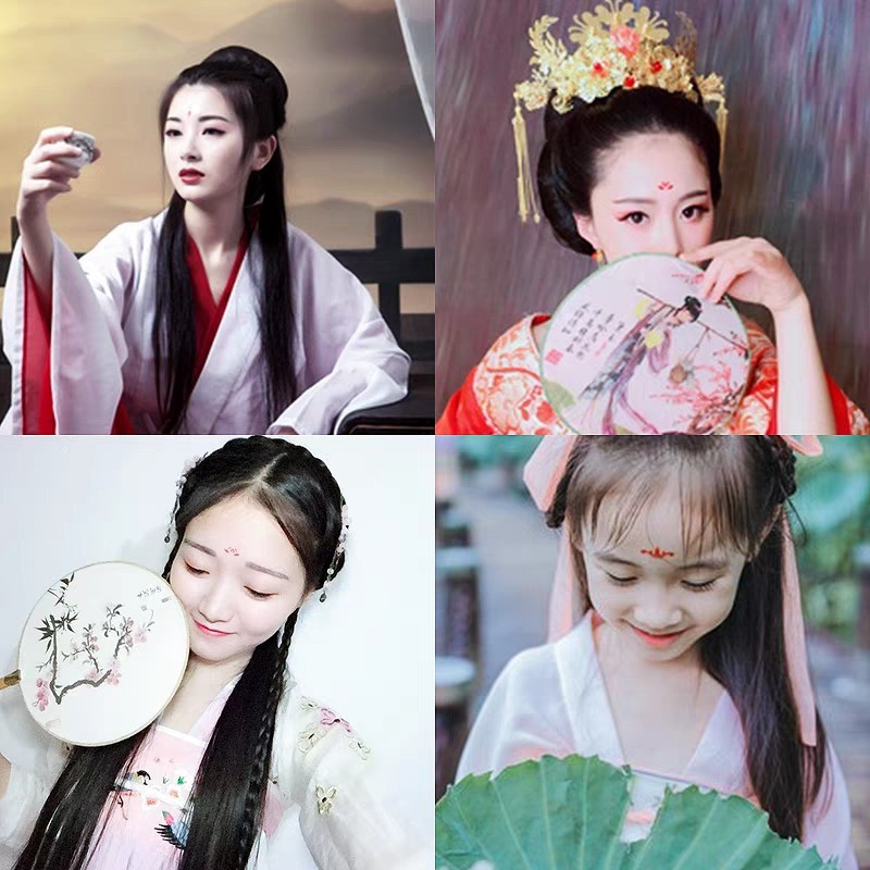 Pegatinas Faciales de Hanfu Autoadhesivas para Rostro y Fiestas image 4