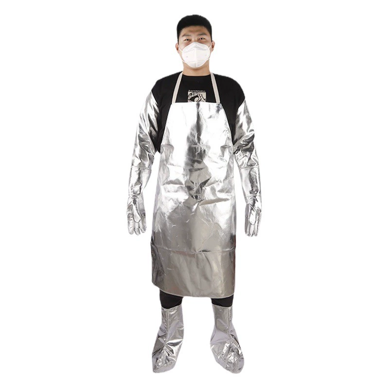 Фабрика оптовая продажа алюминиевой фольги огнестойкий теплоизоляционный фартук перчатки для ног рукава