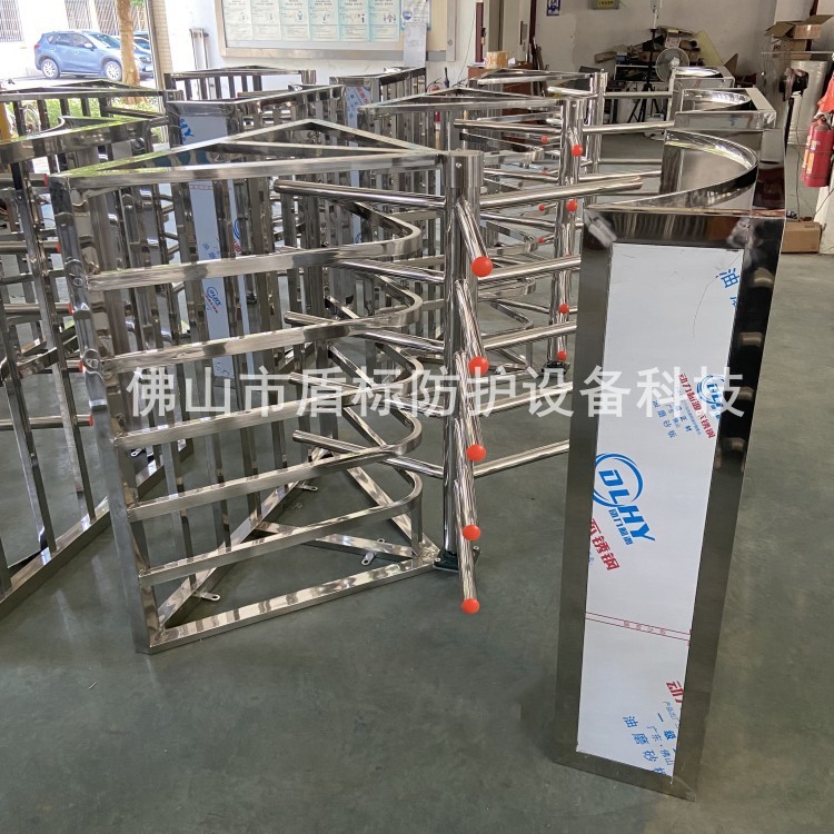 佛山工厂半高旋转单向滚闸门 景区码头入口通道旋转通道闸 单向门
