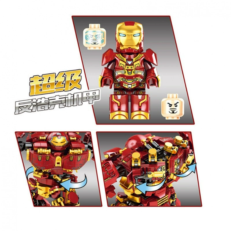 Конструктор Lego Мстители: Механизированный трансформер, Железный человек и Халк, несколько наборов