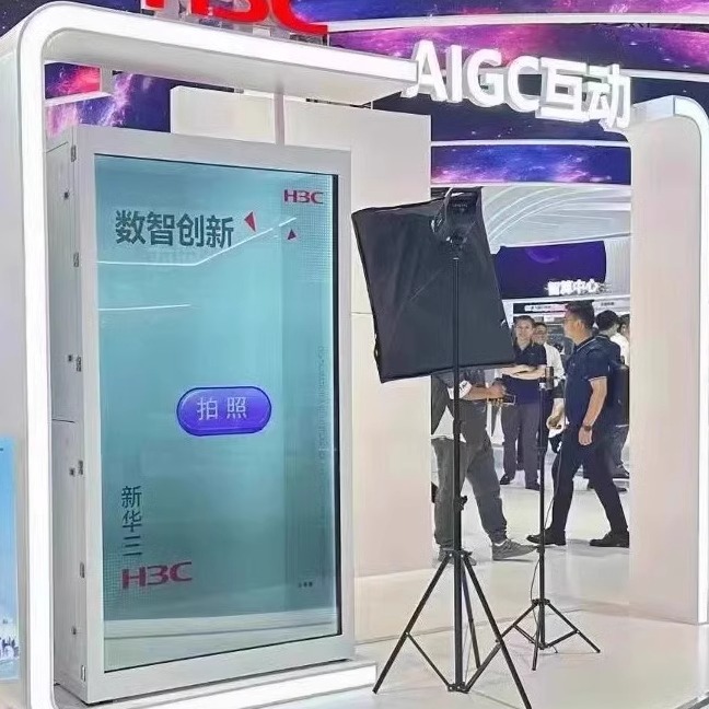 光栅复制AI即刻机人体全息漫画拍照舱扭蛋机体感机拍照机3d