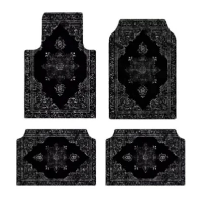 dirt-resistant wear-resistant easy-to-care foot | Avtomobil döşəmə paspasları - cross-border-floor-mats-28-3045cm-two-piece-set-for-rear-seat