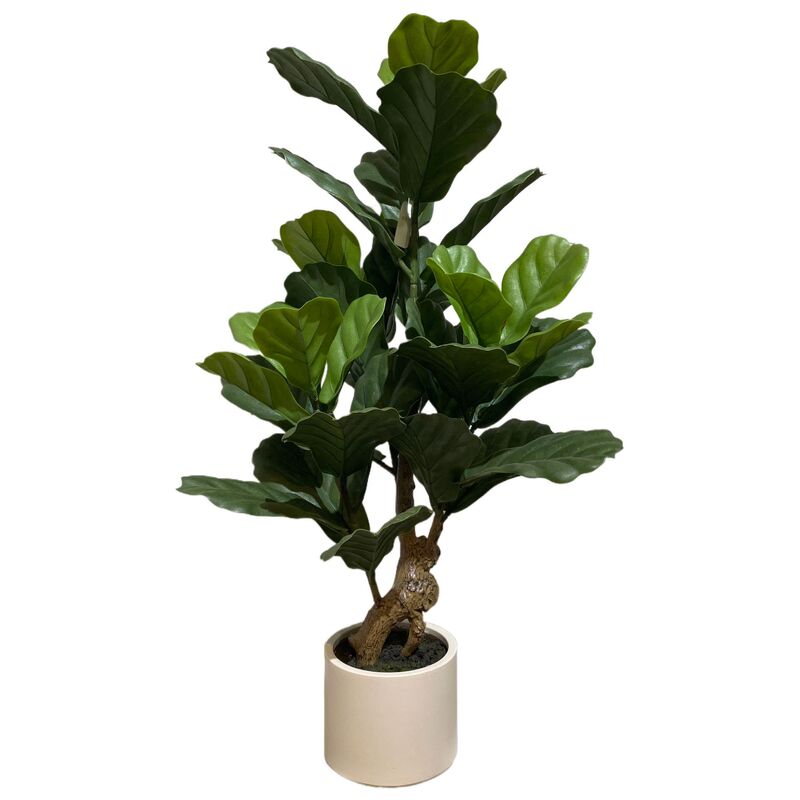 仿真绿植琴叶榕落地盆栽·室内大型摆件装饰仿真植物假树|undefined