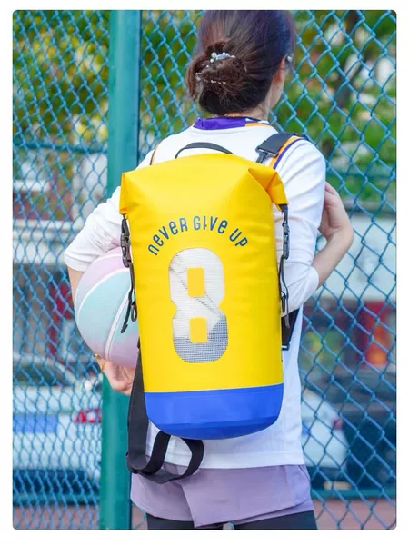 Outdoor Waterproof Bag, Large Capacity Swimsuit Storage Bag, Seaside Beach Waterproof Bag, Transparent Pvc Waterproof Single/Double Shoulder Bag
