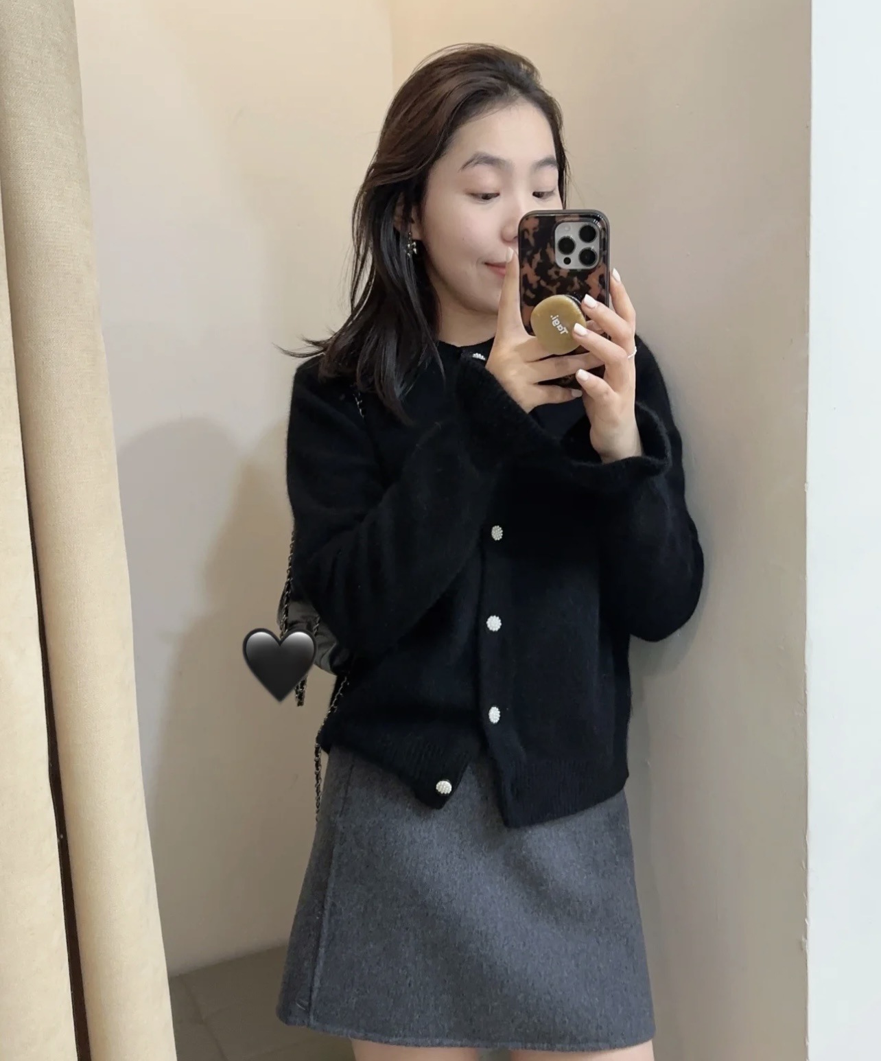 Cardigan coreano in velluto con scollo rotondo e maniche ricamate viola da donna, piccolo cappotto lavorato a maglia profumato primaverile_voghion.com