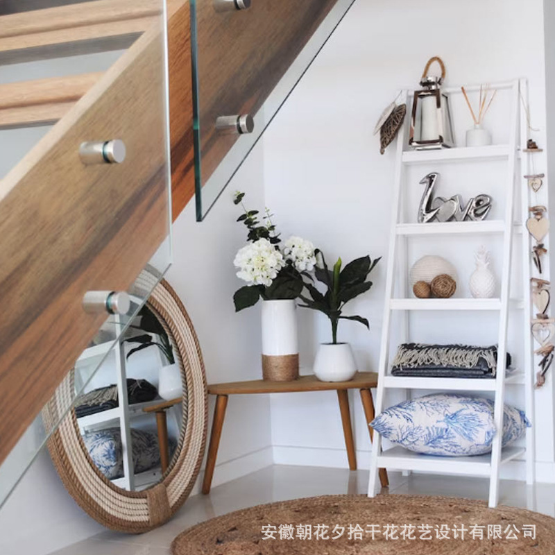 Hecho a mano creativo maquillaje espejo Mesa espejo pasillo dormitorio B & B Hotel colgante espejo decorativo salón pared