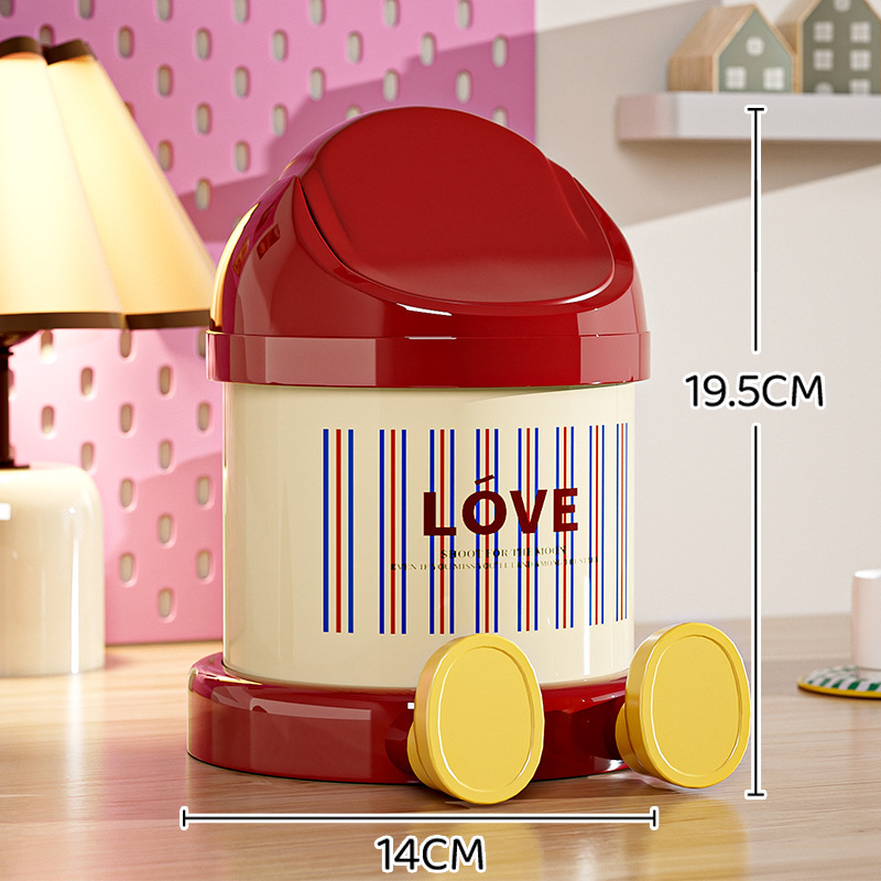 かわいい小さな手と足の揺れる蓋付きデスクトップ収納ボックスは見栄えが良く、携帯電話をスタンドとして使用できます。|undefined