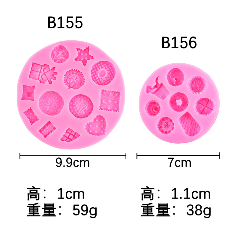 Hornear DIY cocina molde de chocolate amor caramelo galleta sombrero Casa cono Silicona