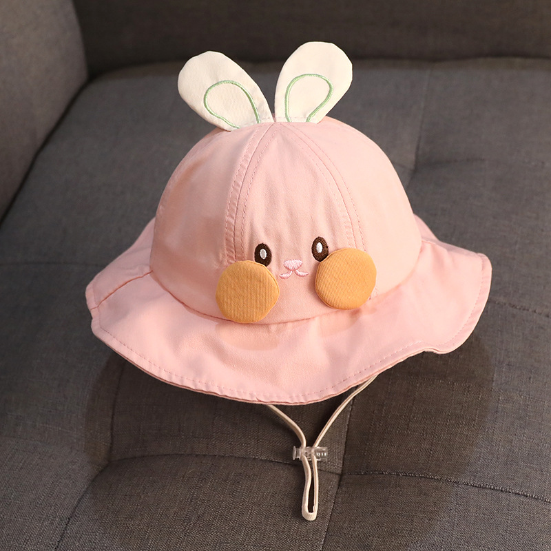 Sombrero de bebé primavera y otoño delgado sombrero de pescador protector solar para niños y niñas pequeños meses lindos super bonitos sombreros de cuenca de dibujos animados