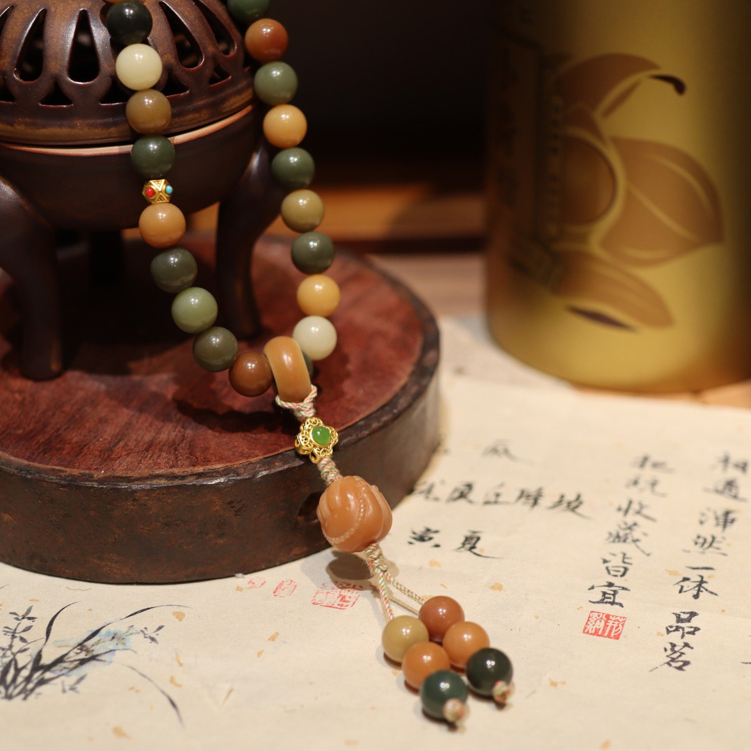 Natural Bodhi Wood Wrapped Around The Fingers,Soft Fingertips