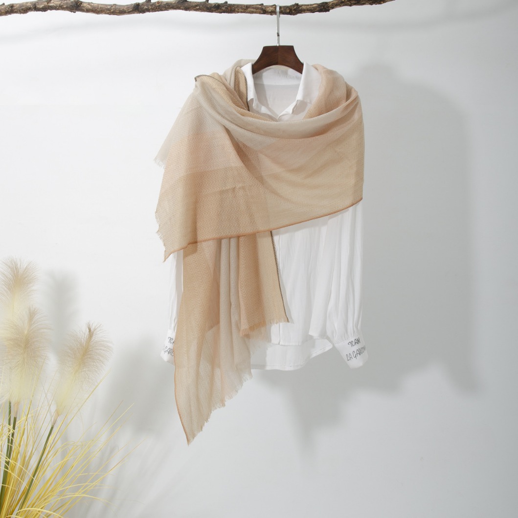 Mongolia interior ventas directas de fábrica LANA soluble en agua pura lana a cuadros teñidos con hilo Otoño e Invierno bufanda de mujer ligera