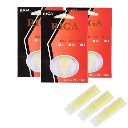 3 pack tenor saxophone resin reeds-hardness 1.5, 2.0, 2.5 Tenor Sax Reed